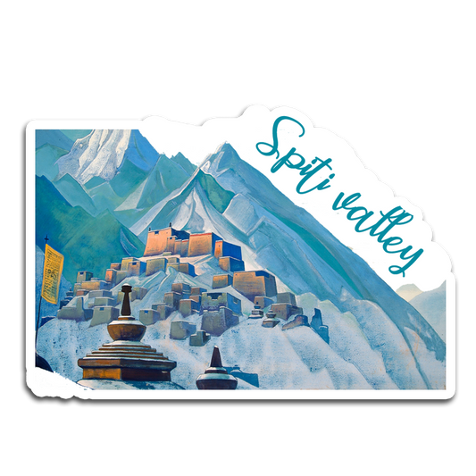 ShopTwiz Spiti Valley Amazing City Fridge Magnet and Door Magnets