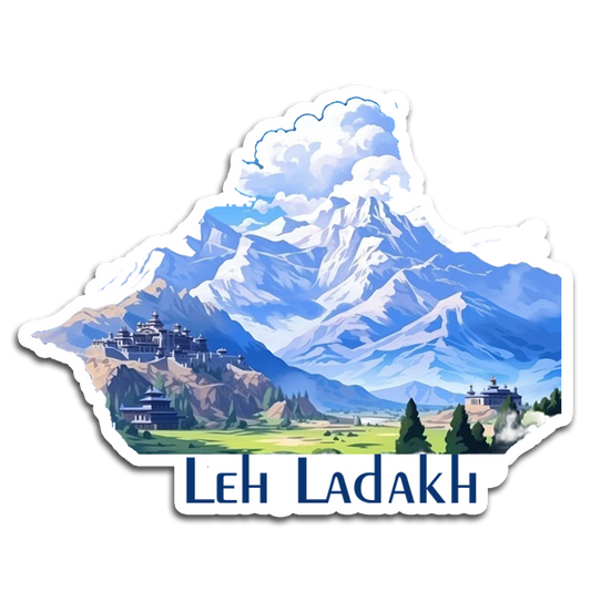 ShopTwiz Leh Ladakh City Fridge Magnet and Door Magnets