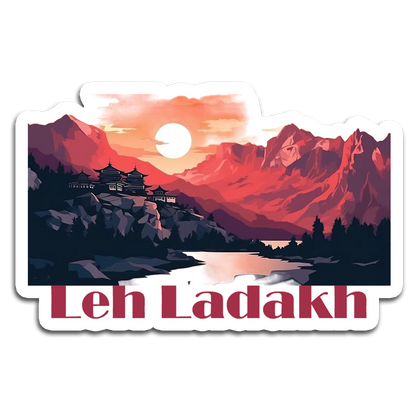 ShopTwiz Leh Ladakh Cool City Fridge Magnet and Door Magnets
