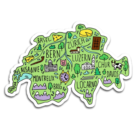 ShopTwiz Map Cool City Fridge Magnet and Door Magnets