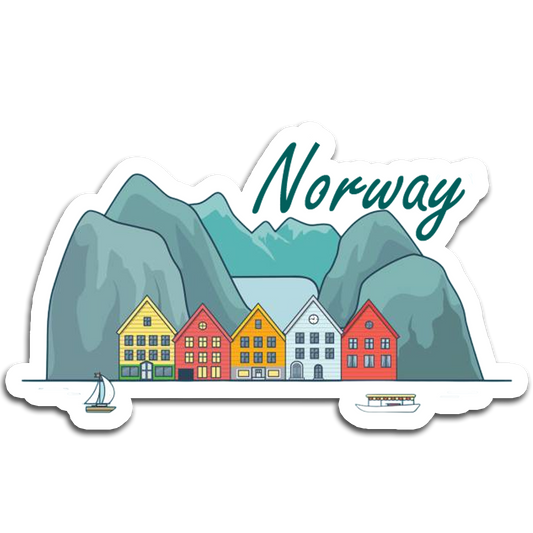 ShopTwiz Norway Cool City Fridge Magnet and Door Magnets