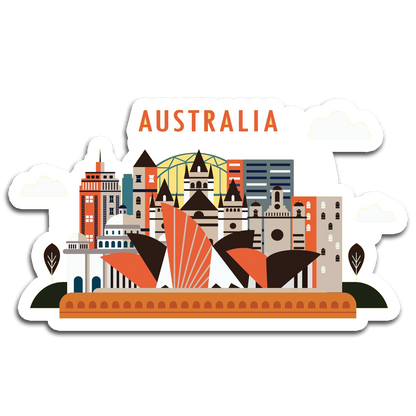 ShopTwiz Australia Beautiful City Fridge Magnet and Door Magnets