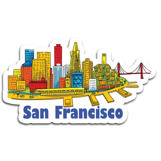 ShopTwiz San Francisco  City Fridge Magnet and Door Magnets