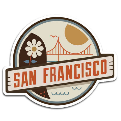 ShopTwiz San Francisco Lovely City Fridge Magnet and Door Magnets
