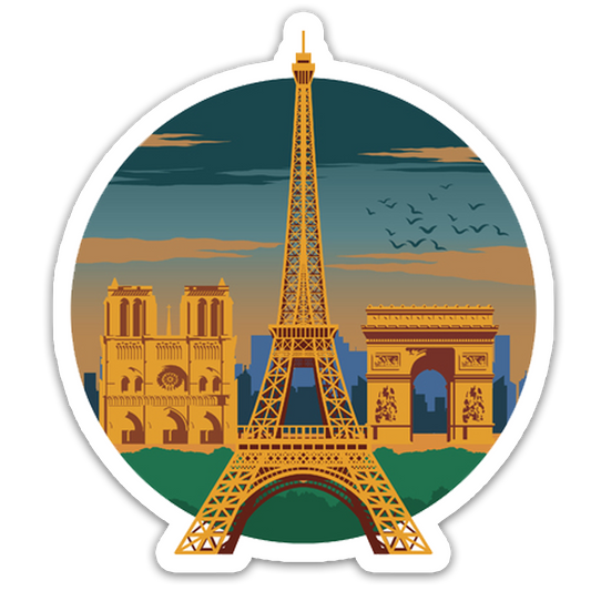 ShopTwiz Paris Beauty City Fridge Magnet and Door Magnets