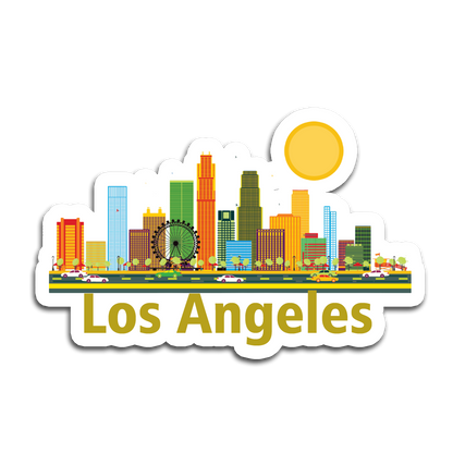 ShopTwiz Los Angeles Beauty Door Magnets And City Fridge Magnet