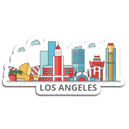 ShopTwiz Los Angeles City Fridge Magnet And  Beauty Door Magnets
