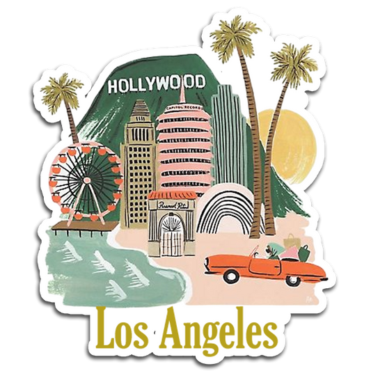 ShopTwiz Los Angeles City Fridge Magnet And  Beauty Door Magnets