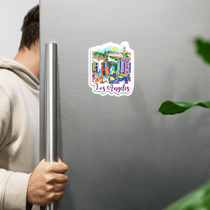 ShopTwiz Los Angeles City  Fridge Magnet And  Beauty Door Magnets beautifull City