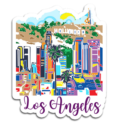 ShopTwiz Los Angeles City  Fridge Magnet And  Beauty Door Magnets beautifull City