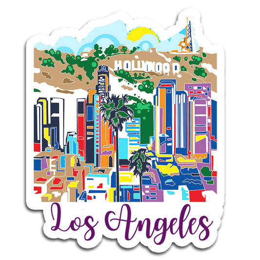 ShopTwiz Los Angeles City  Fridge Magnet And  Beauty Door Magnets beautifull City