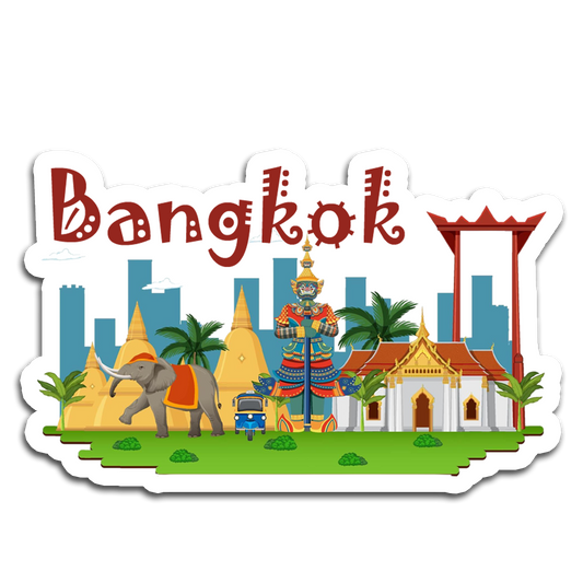 ShopTwiz Bangkok Beauty Amazing City  Fridge Magnet And  Beauty Door Magnets