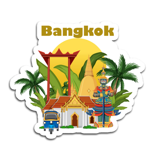 ShopTwiz Bangkok Beautiful  City  Fridge Magnet And  Beauty Door Magnets