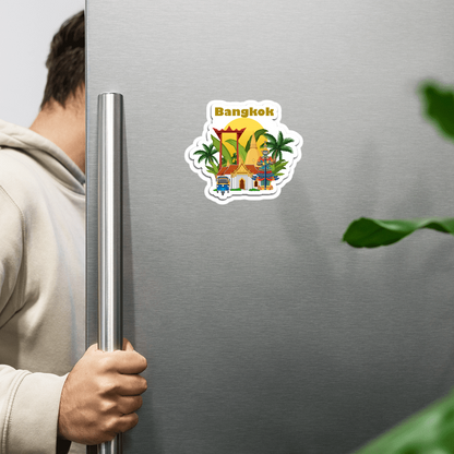 ShopTwiz Bangkok Beautiful  City  Fridge Magnet And  Beauty Door Magnets