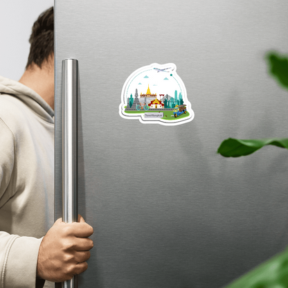 ShopTwiz Bangkok Travel City  Fridge Magnet And  Beauty Door Magnets