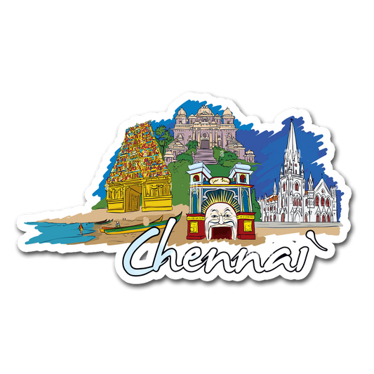 ShopTwiz Chennai Tour Place Beauty Door Magnets And Fridge Magnet