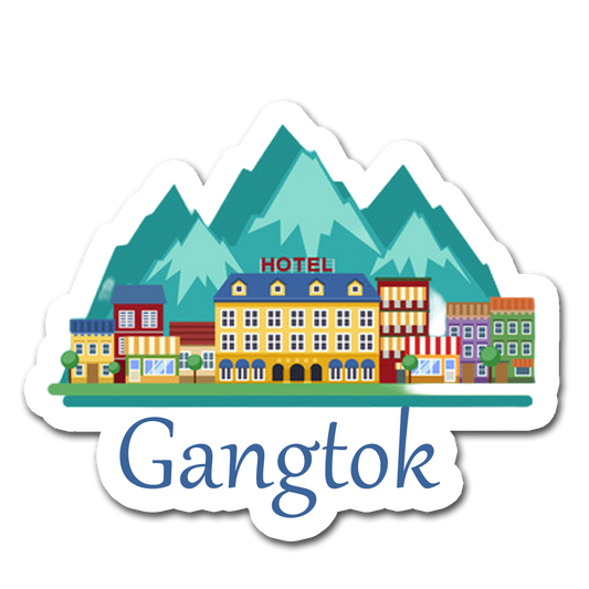 ShopTwiz Gangtok Tour City Lovely Door Magnets And Fridge Magnet