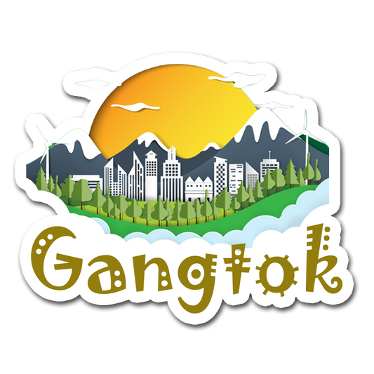 ShopTwiz Gangtok Amazing City Lovely Door Magnets And Fridge Magnet