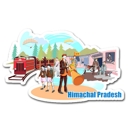 ShopTwiz Himachal Tour City Lovely Door Magnets And Fridge Magnet