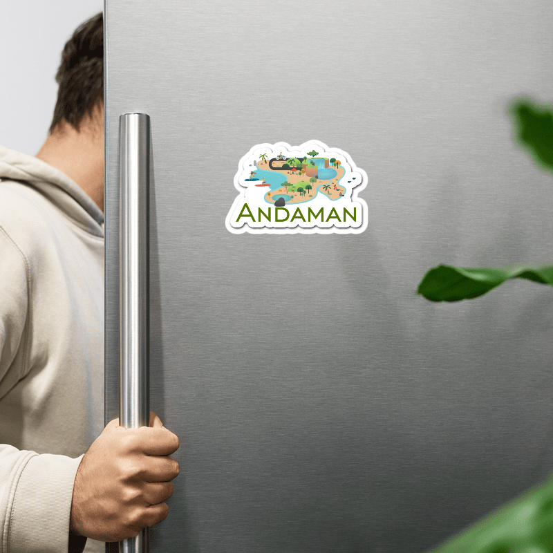 ShopTwiz Andaman Trip City Lovely Door Magnets And Fridge Magnet