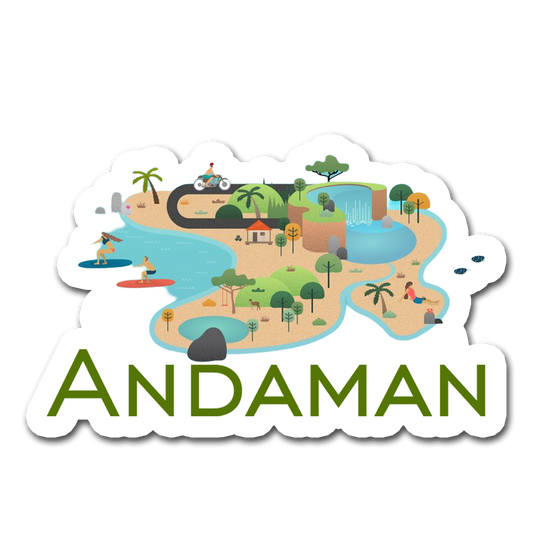 ShopTwiz Andaman Trip City Lovely Door Magnets And Fridge Magnet