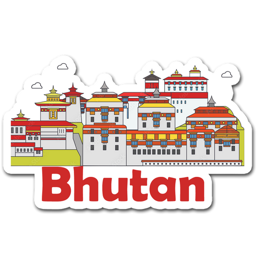 ShopTwiz Bhutan Famous City Lovely Door Magnets And Fridge Magnet