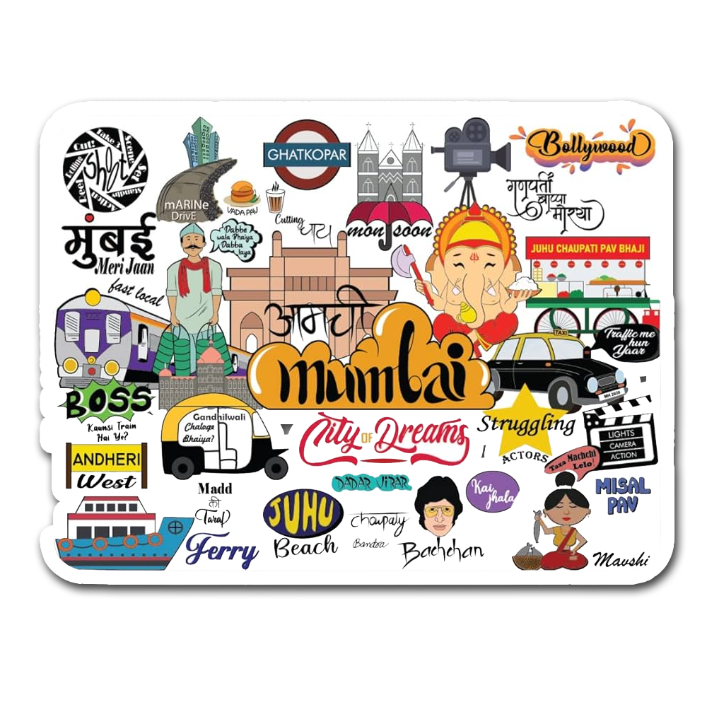 ShopTwiz Mumbai Tour City Lovely Door Magnets And Fridge Magnet