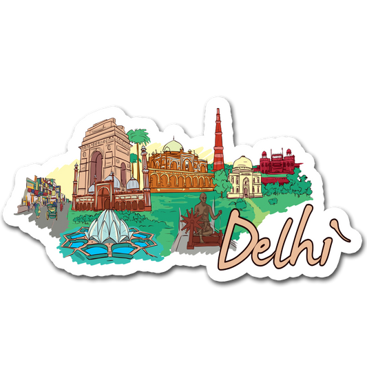 ShopTwiz Delhi Awesome City Lovely Door Magnets And Fridge Magnet
