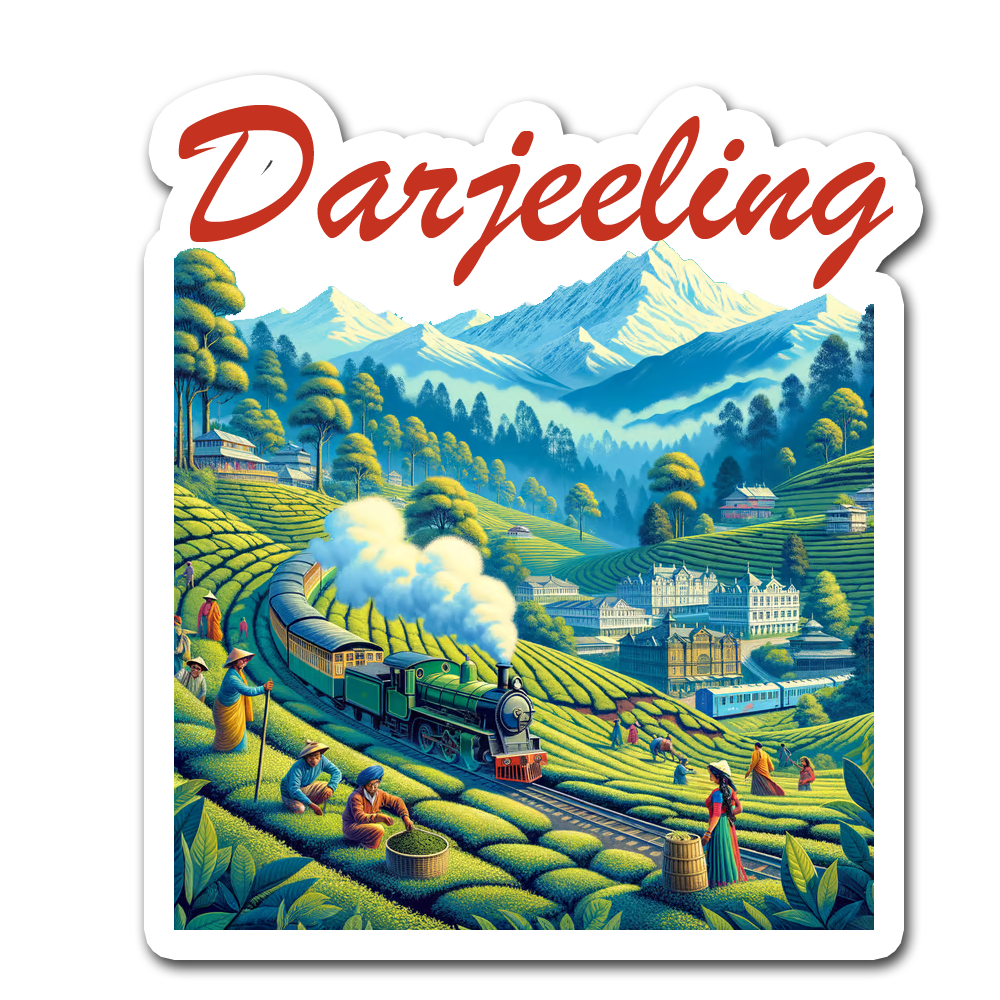 ShopTwiz Darjeeling Trip City Lovely Door Magnets And Fridge Magnet