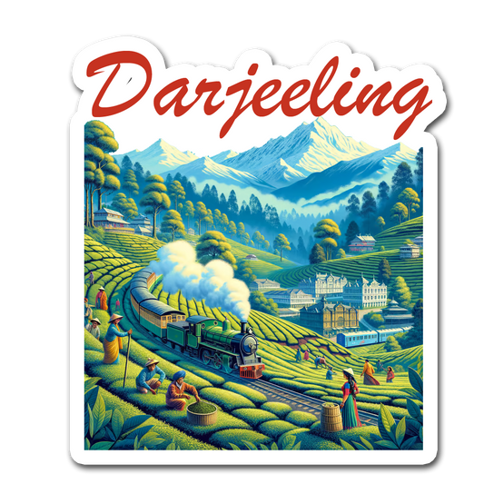 ShopTwiz Darjeeling Trip City Lovely Door Magnets And Fridge Magnet