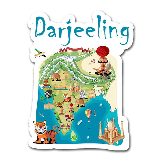 ShopTwiz Darjeeling Tour City Lovely Door Magnets And Fridge Magnet