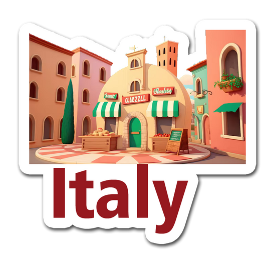 ShopTwiz Italy Beauty City Lovely Door Magnets And Fridge Magnet