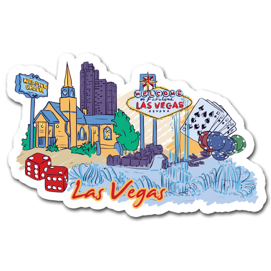 ShopTwiz Las Vegas Lovely City Lovely Door Magnets And Fridge Magnet