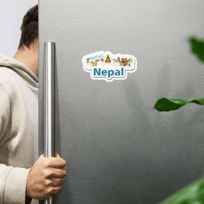 ShopTwiz Nepal Trip City Lovely Door Magnets And Fridge Magnet