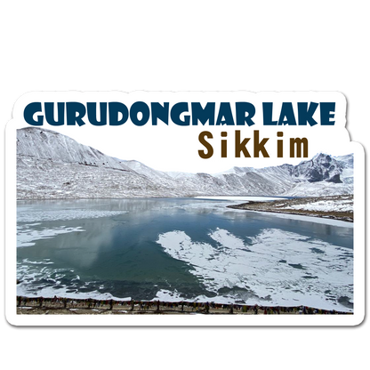 ShopTwiz Gurudongmar Lake 3 (Sikkim) Awesome City Lovely Door Magnets And Fridge Magnet