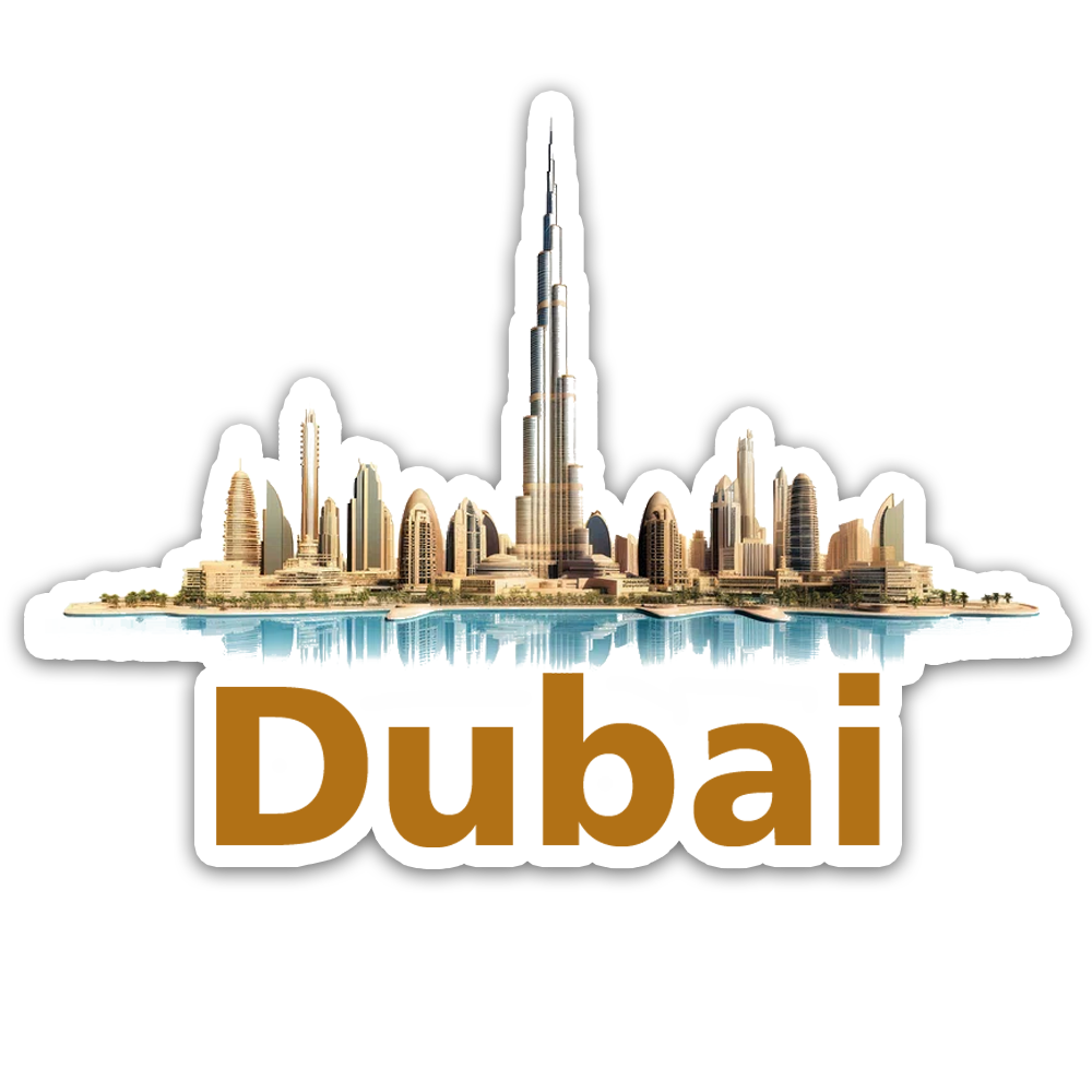 ShopTwiz Dubai Beauty City Fridge Magnet and Door Magnets