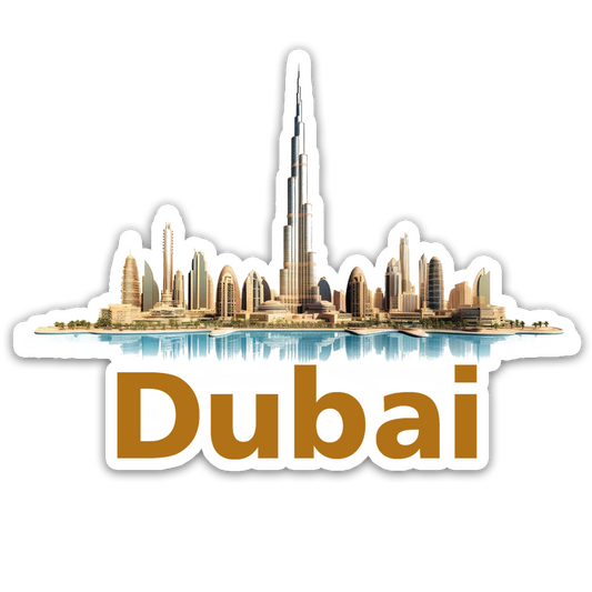 ShopTwiz Dubai Beauty City Fridge Magnet and Door Magnets