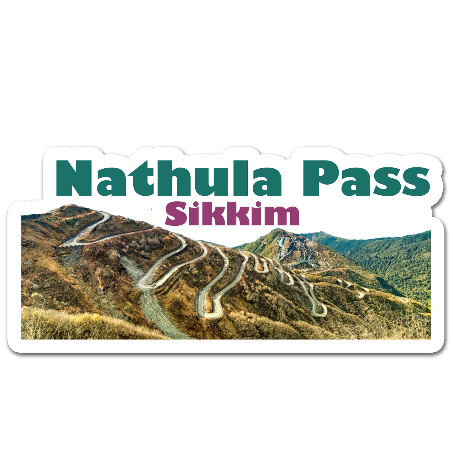 ShopTwiz Nathula 2 (Sikkim) Awesome City Lovely Door Magnets And Fridge Magnet