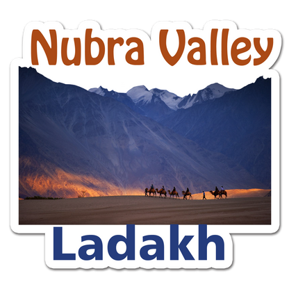 ShopTwiz Nubra Valley (Ladakh) Awesome City Lovely Door Magnets And Fridge Magnet (Copy)