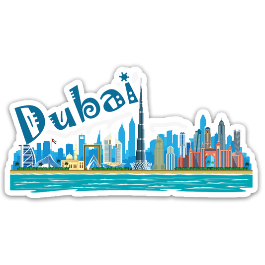 ShopTwiz Dubai Beauty City Fridge Magnet and Door Magnets