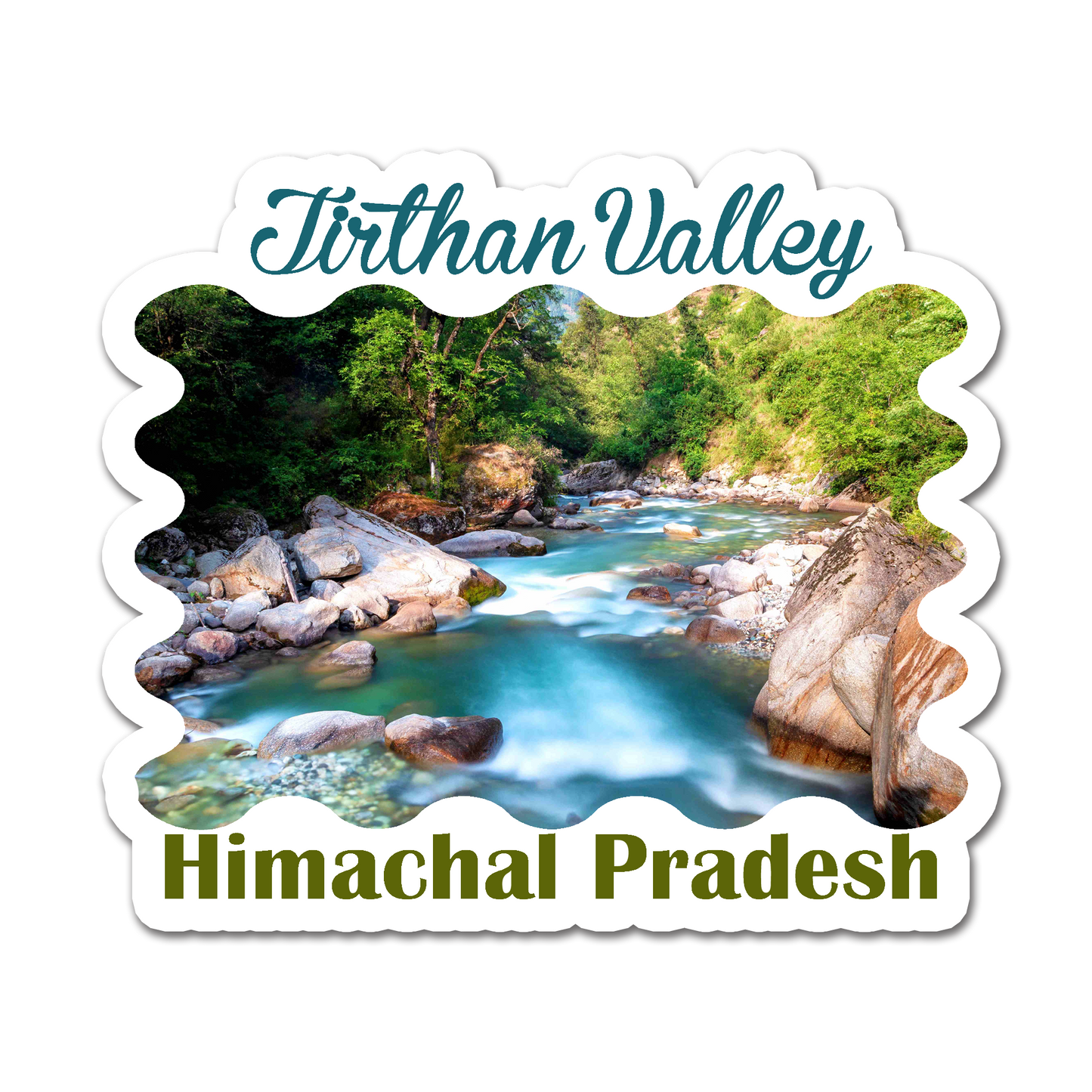 ShopTwiz Tirthan Valley (Himachal Pradesh) Awesome City Lovely Door Magnets And Fridge Magnet