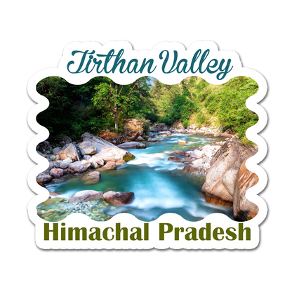 ShopTwiz Tirthan Valley (Himachal Pradesh) Awesome City Lovely Door Magnets And Fridge Magnet