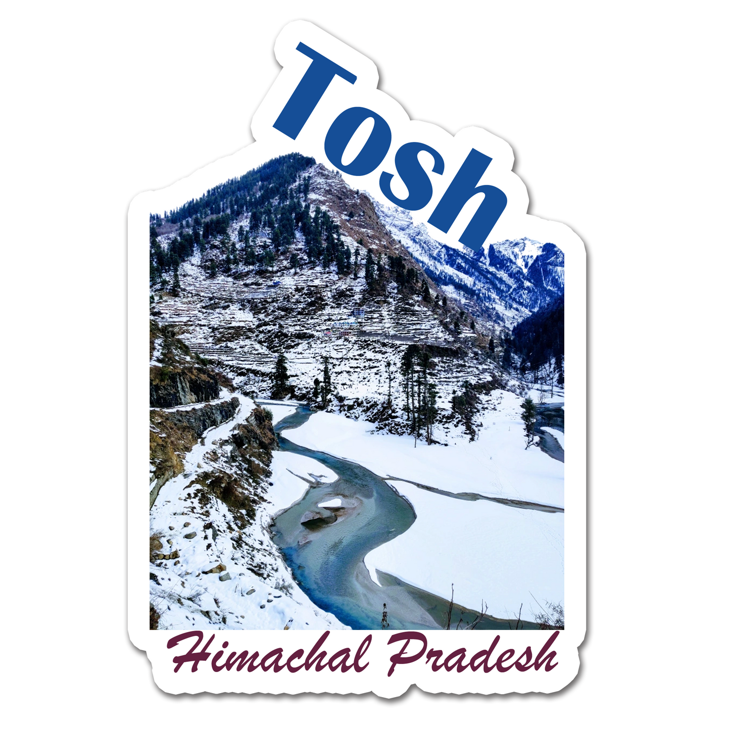 ShopTwiz Tosh (Himachal Pradesh) Awesome City Lovely Door Magnets And Fridge Magnet