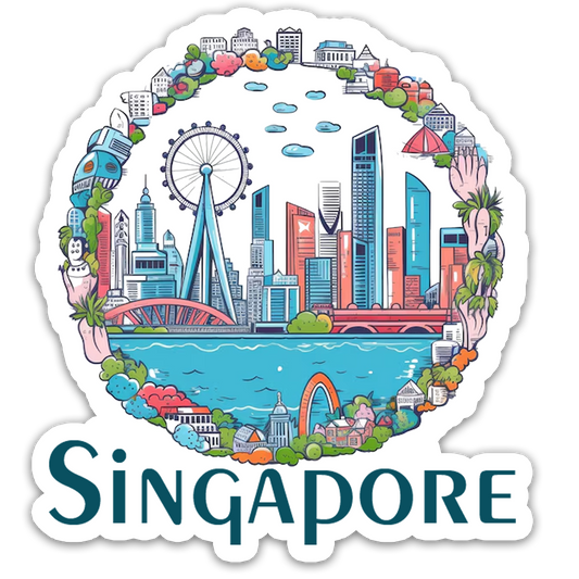 ShopTwiz Singapore Beauty City Fridge Magnet and Door Magnets