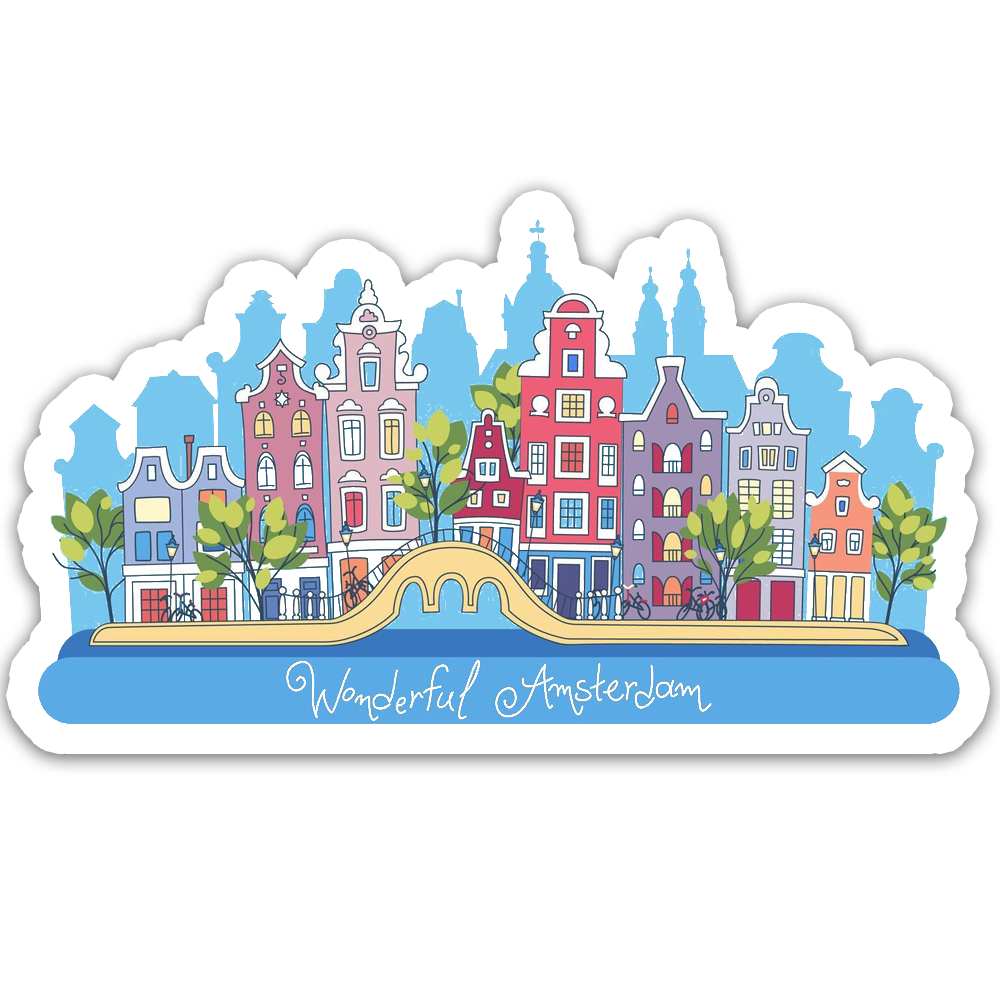 ShopTwiz Amsterdam Beauty City Fridge Magnet and Door Magnets