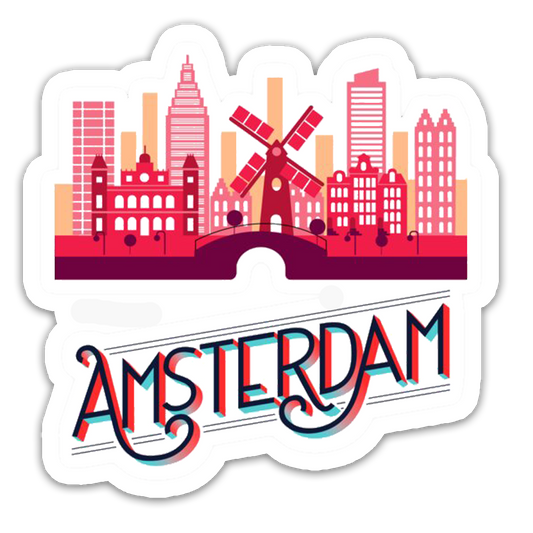 ShopTwiz Amsterdam Beauty City Fridge Magnet and Door Magnets