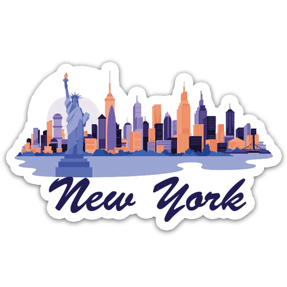 ShopTwiz New York Beauty City Fridge Magnet and Door Magnets