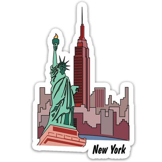 ShopTwiz New York Beauty City Fridge Magnet and Door Magnets