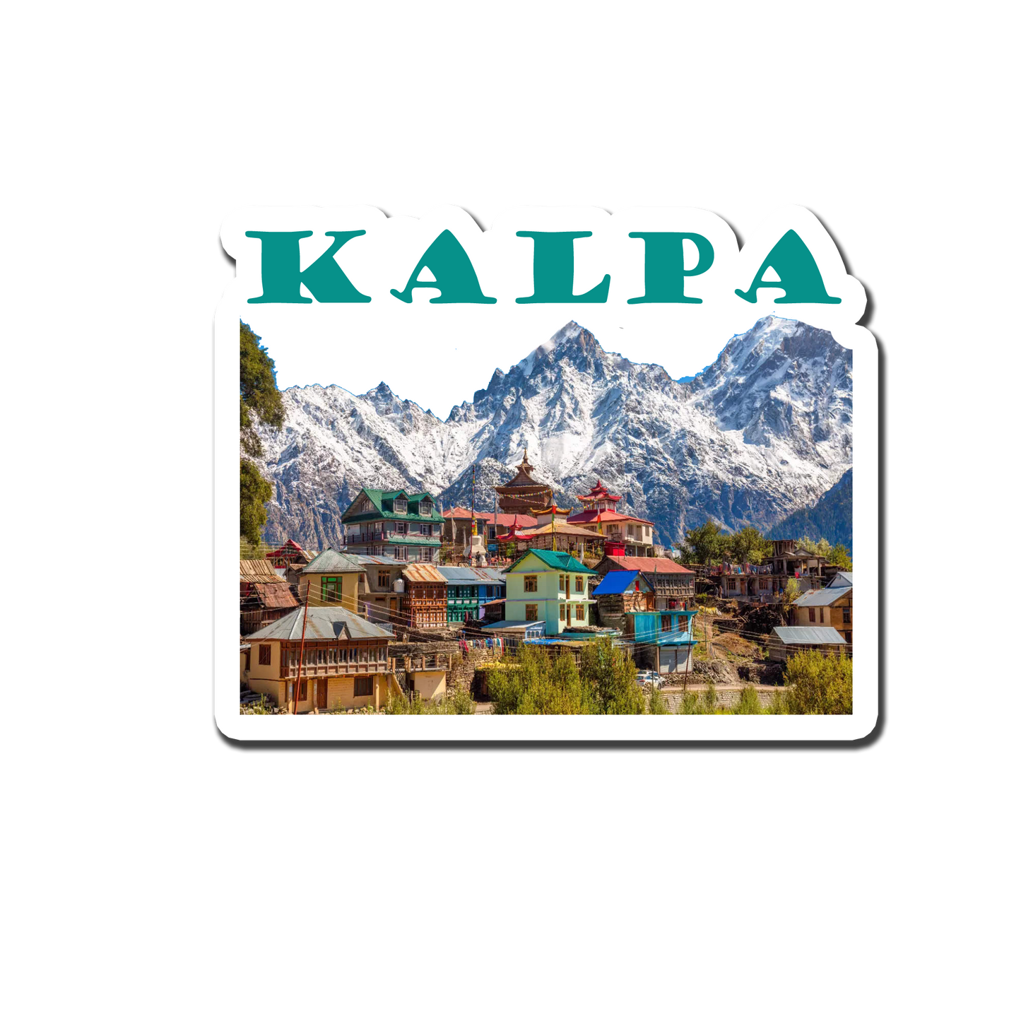 Kalpa Scenery   Souvenir Fridge Magnet
