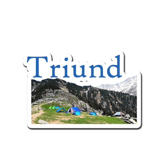 Triund  Beauty Souvenir Fridge Magnet